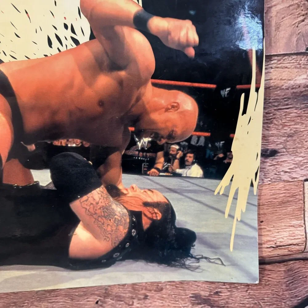 WWF 2001 Poster Calendar World Wrestling Federation Stone Cold Undertaker Chyna